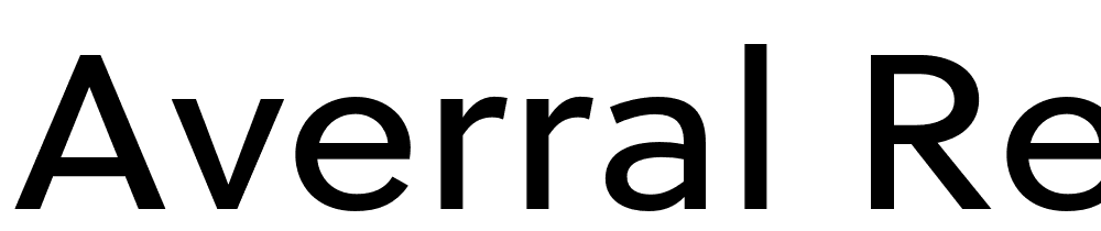 Averral-Regular font family download free