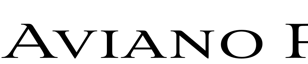 Aviano-Regular font family download free