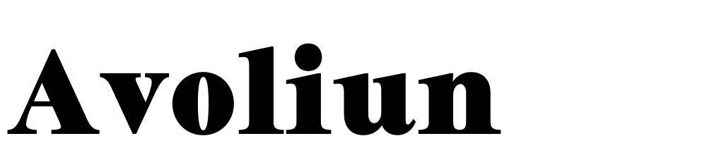 Avoliun font family download free