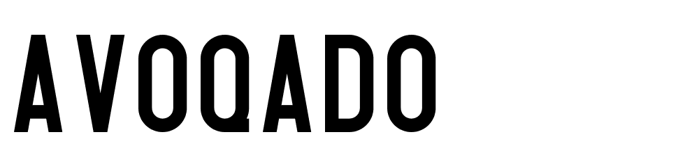 Avoqado font family download free