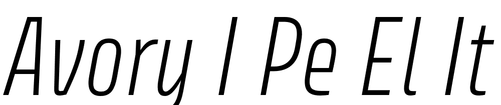 Avory-I-PE-El-It font family download free