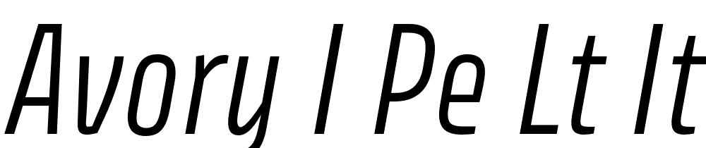 Avory-I-PE-Lt-It font family download free