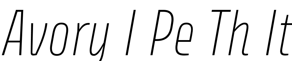 Avory-I-PE-Th-It font family download free