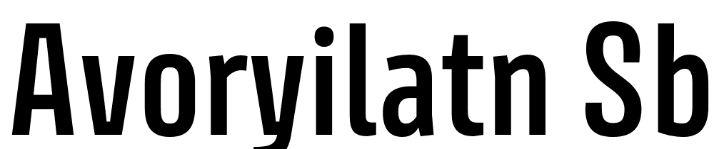 AvoryILatn-Sb font family download free