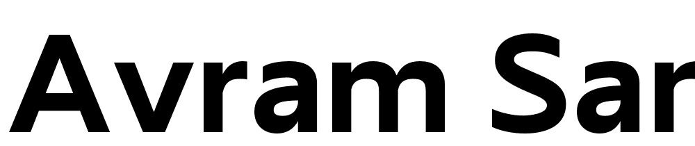 Avram Sans font family download free