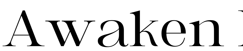 Awaken-Regular font family download free