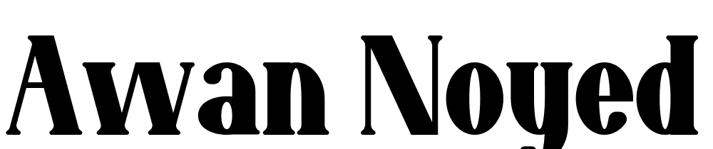awan-noyed font family download free