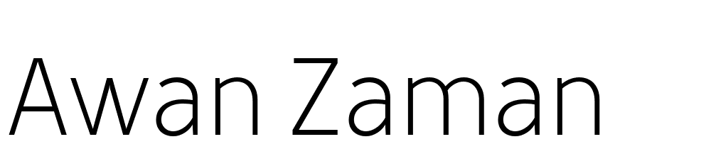 Awan Zaman font family download free