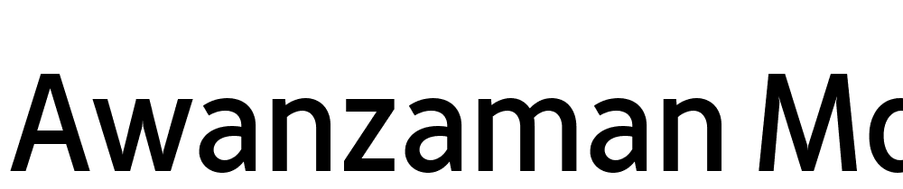 AwanZaman-Md font family download free