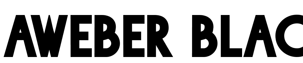 Aweber-Black font family download free