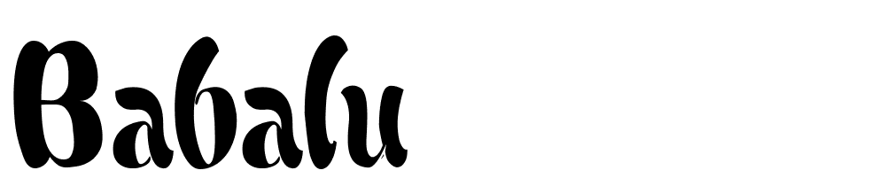 Babalu font family download free