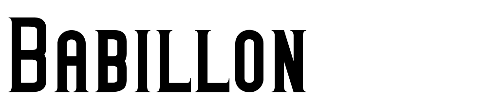 Babillon font family download free