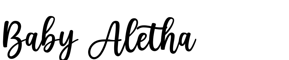 Baby-Aletha font family download free