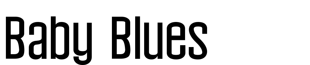 Baby-Blues font family download free
