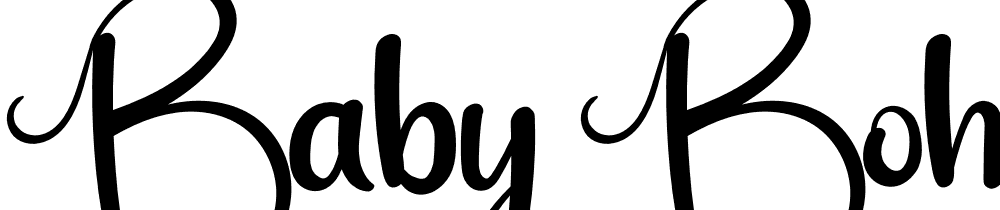 Baby-Boho font family download free