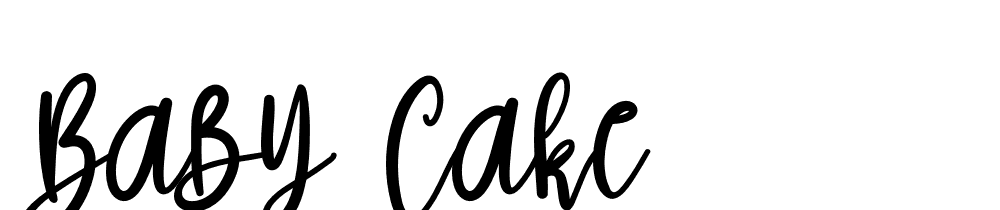 baby-cake font family download free