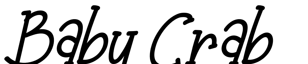 baby_crab font family download free