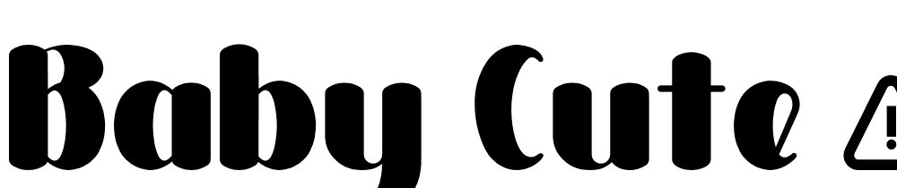 baby_cute_3 font family download free