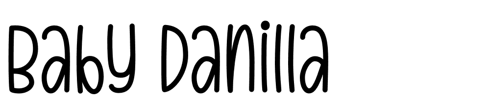 Baby-Danilla font family download free