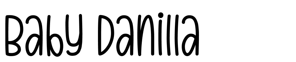 Baby Danilla font family download free