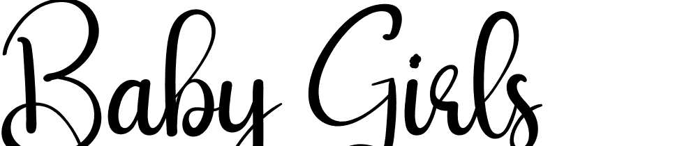 baby-girls font family download free