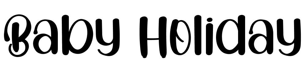 Baby-Holiday font family download free