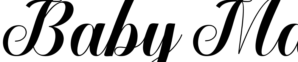 Baby Magnolia font family download free