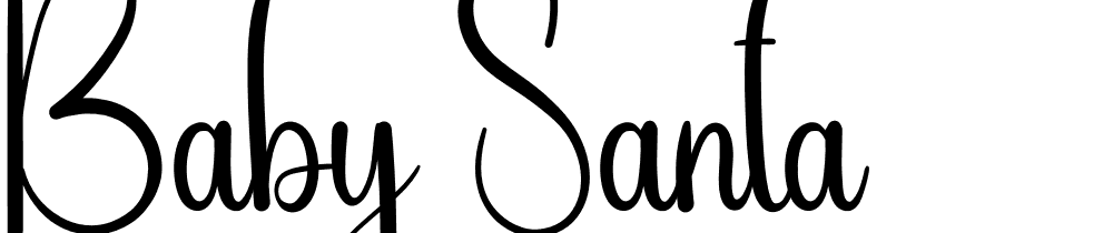 Baby-Santa font family download free