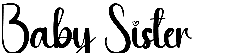 baby-sister font family download free