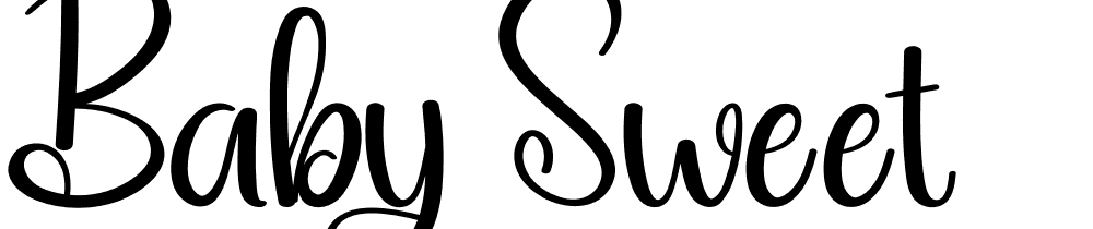 Baby-Sweet font family download free