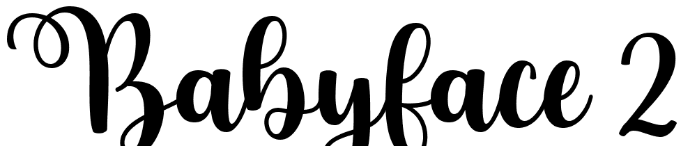 babyface-2 font family download free