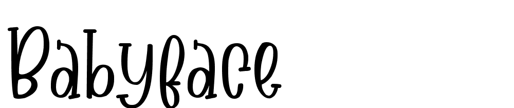 Babyface font family download free