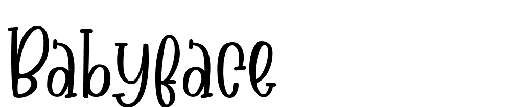 Babyface font family download free