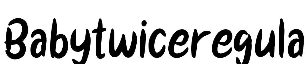 BabyTwiceRegular font family download free