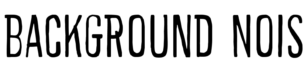 Background-noise font family download free