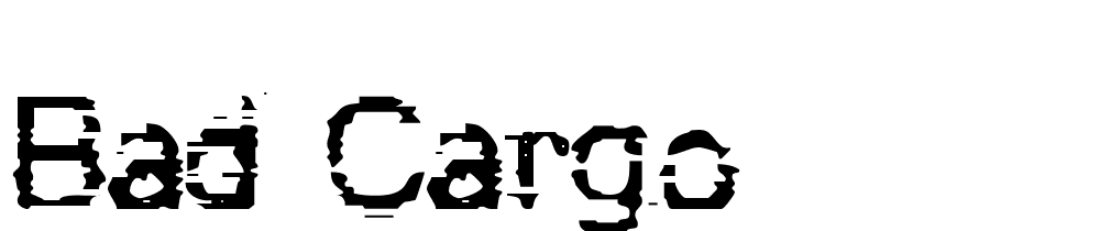 bad_cargo font family download free