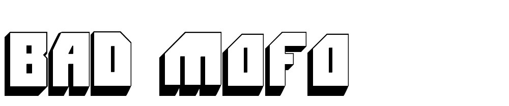 Bad Mofo font family download free