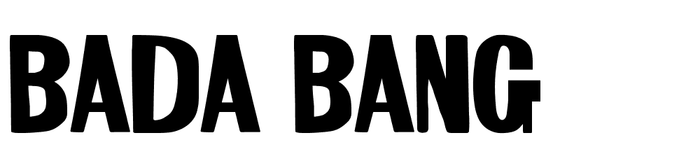 BADA-BANG font family download free