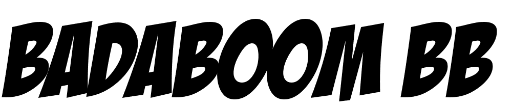 BadaBoom-BB font family download free