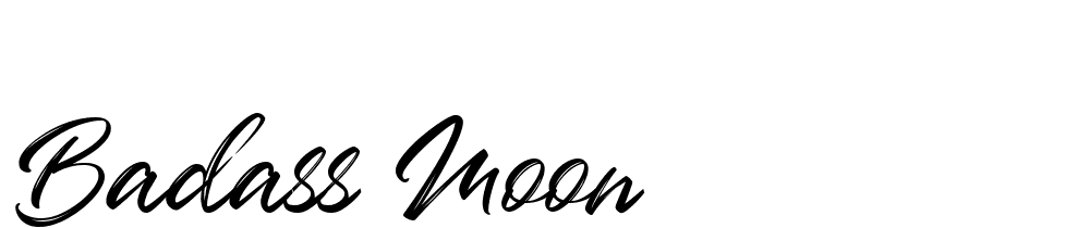 Badass-Moon font family download free