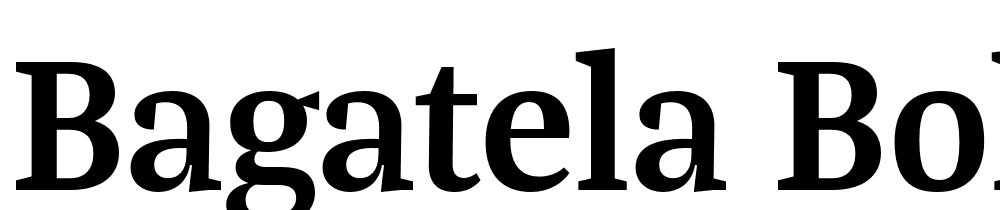 Bagatela-Bold font family download free