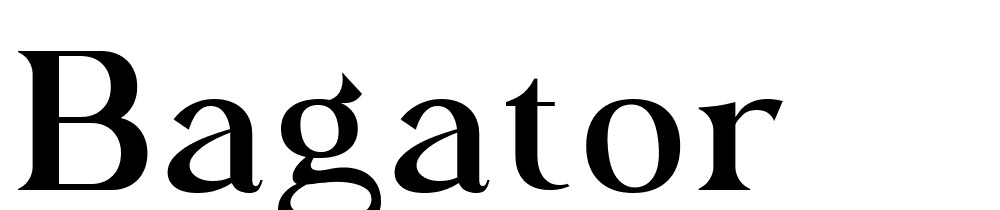 Bagator font family download free