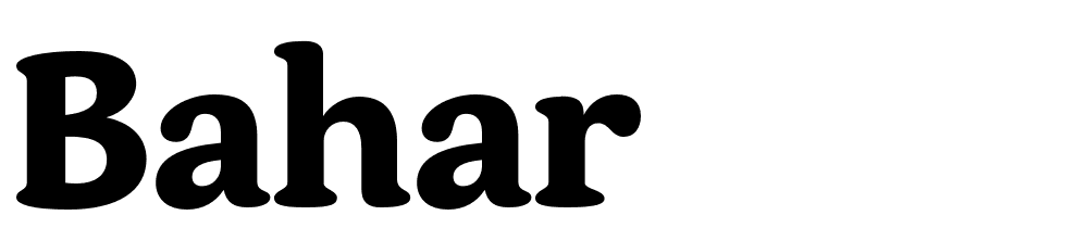 Bahar font family download free