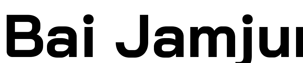 Bai-Jamjuree-Bold font family download free