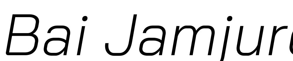 Bai-Jamjuree-Light-Italic font family download free