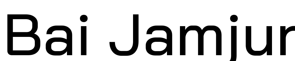 Bai-Jamjuree-Medium font family download free