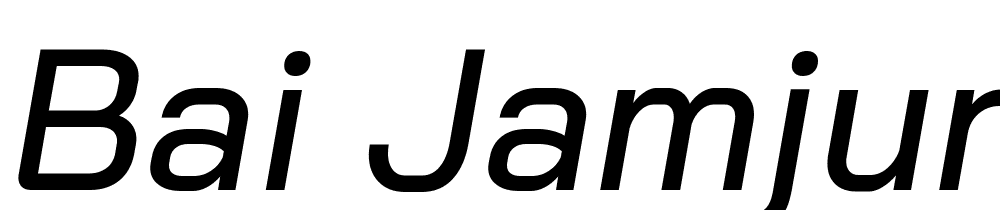 Bai-Jamjuree-Medium-Italic font family download free