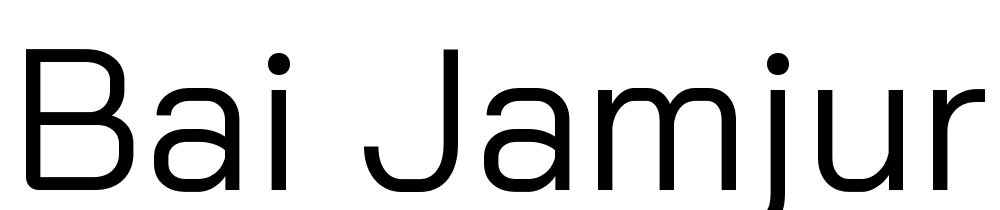 Bai-Jamjuree-Regular font family download free