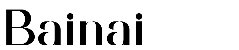 bainai font family download free