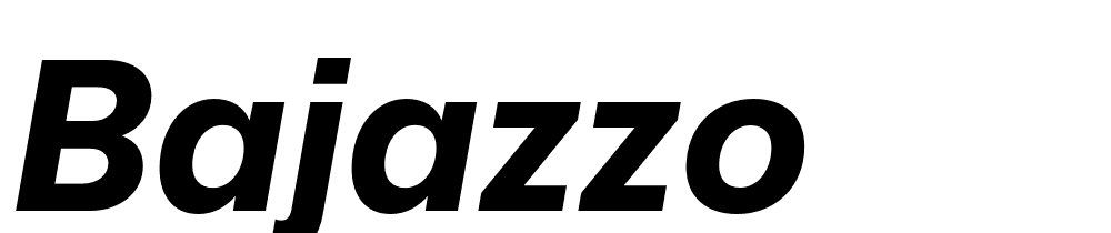 Bajazzo font family download free